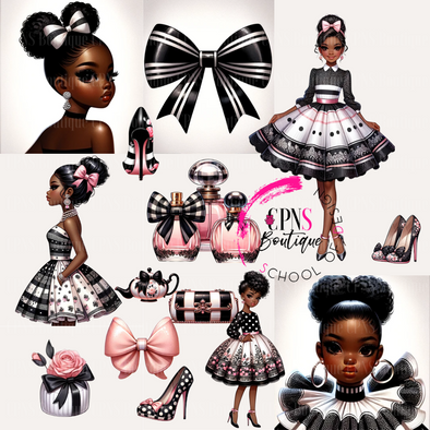 GIRLIE ICONS DIGITAL GRAPHICS