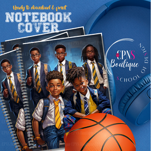 Preppy Boys Notebook Cover