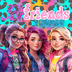Forever Friends Digital Graphic