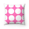 Cotton Candy Puff Girl Square Pillow