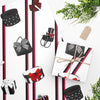 Red and Black Gifts Wrapping Paper