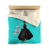 Tiffany in Paris Microfiber Duvet Cover