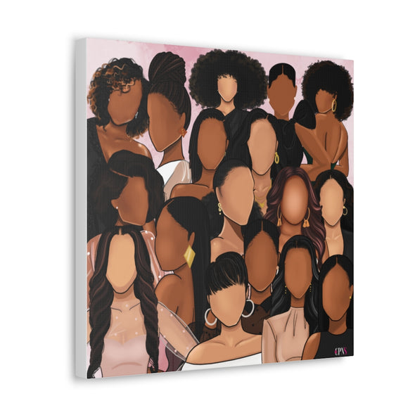 Shades of Beauty Canvas Gallery Wrap