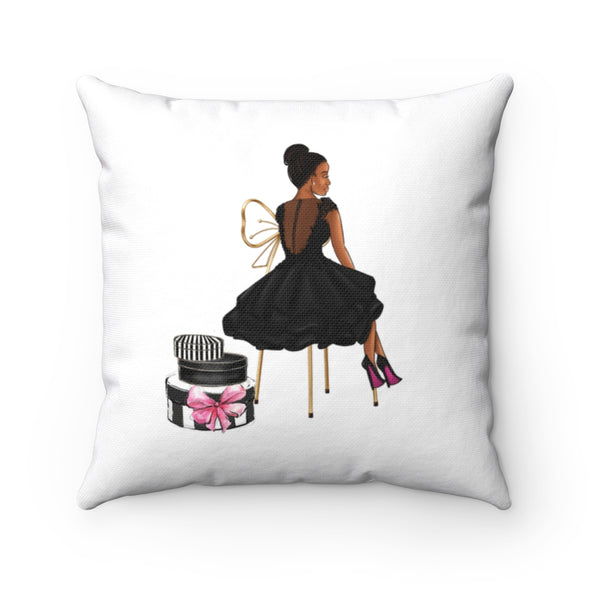 Sitting with Grace  Square Pillow