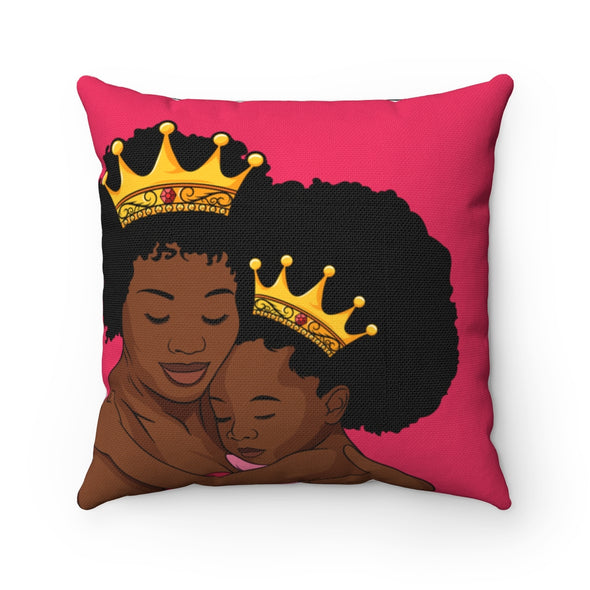 Royally Mommy & Me Square Pillow