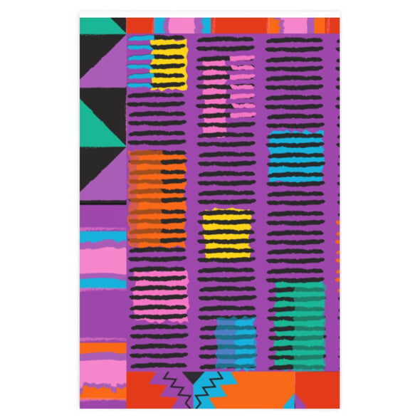 Candy Kente Wrapping Paper
