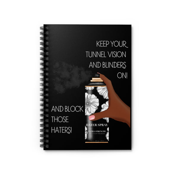 Hater Spray Spiral Notebook - Ruled Line