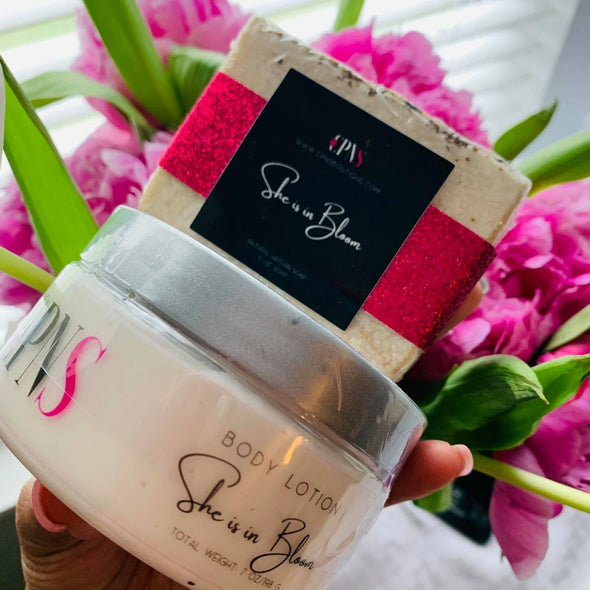 She is in Bloom LOTION & SOAP