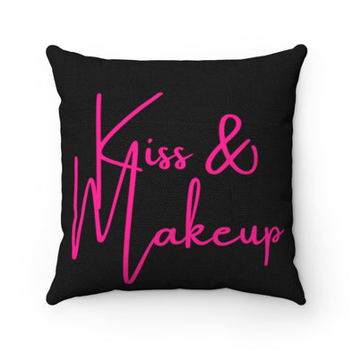 Kiss and Makeup Square Pillow