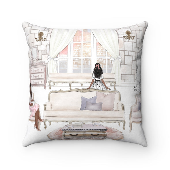 Room with a View Square Pillow Case