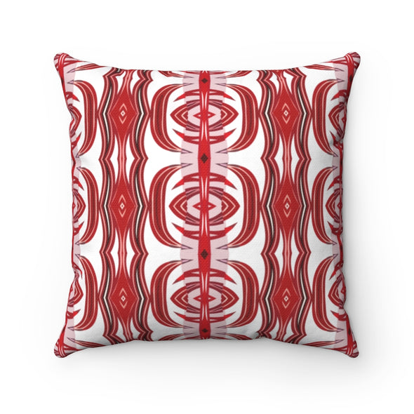 Hey Red! Spun Polyester Square Pillow