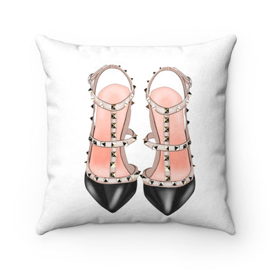 Studded Shoes Square Pillow