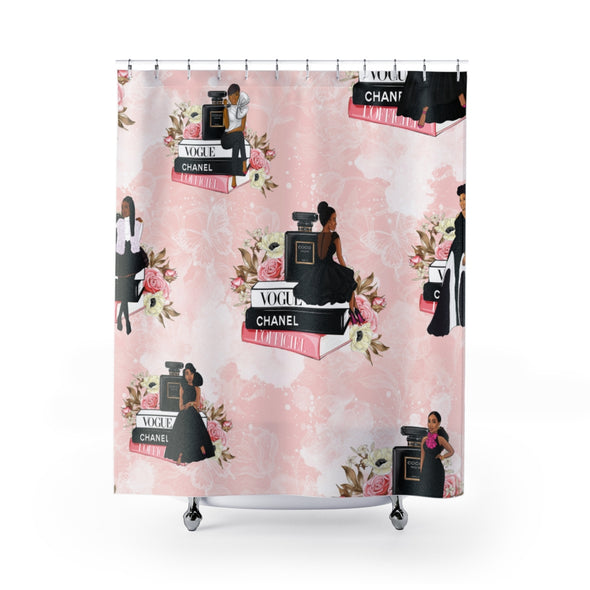 CPNS Sisters Sit Chic Shower Curtains