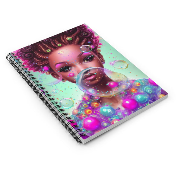 Braids and Bubbles Spiral Notebook - Ruled Line