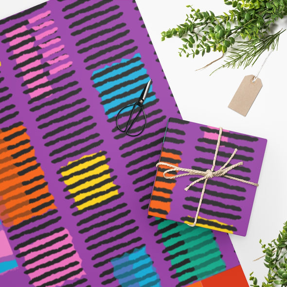 Candy Kente Wrapping Paper