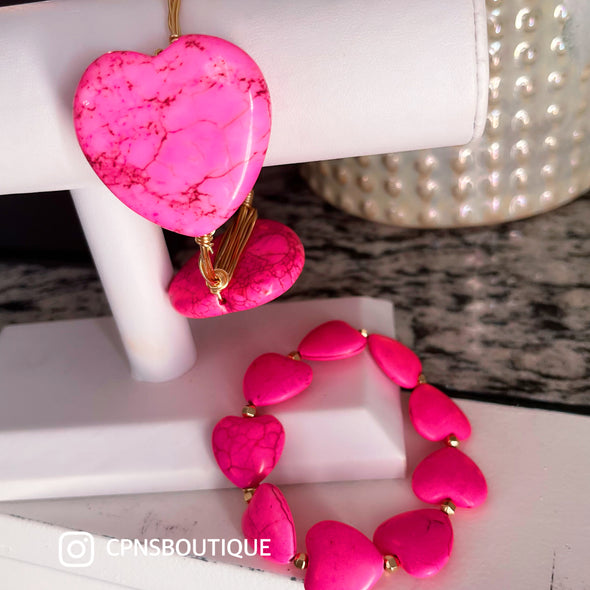 Pink Heart of Hearts set